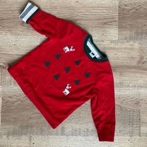12-18M Janie & Jack Boys Reversible L/S shirt